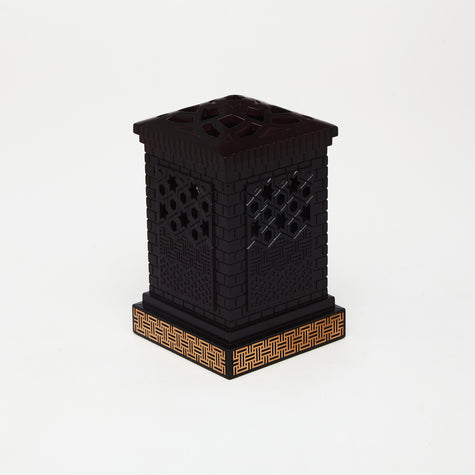 Black Square Heritage Burner – Strong. Elegant. Traditional