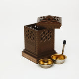 Dark Slate Gray Square Heritage Burner – Strong. Elegant. Traditional