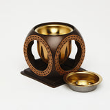 Black Circle Burner – Geometric. Elegant. Timeless