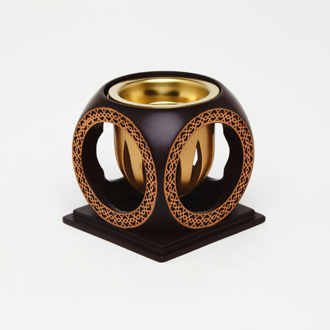 Black Circle Burner – Geometric. Elegant. Timeless