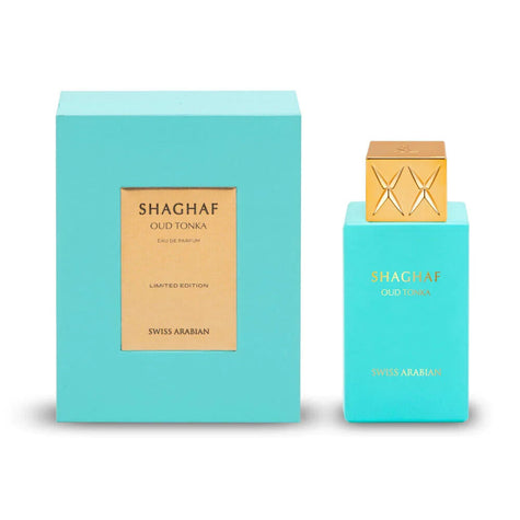 Medium Turquoise Shaghaf Oud Tonka – Warm. Sweet. Spicy