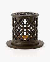 White Smoke Modern Metal Bakhoor Burner
