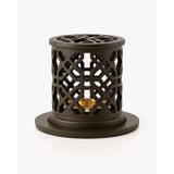 White Smoke Modern Metal Bakhoor Burner