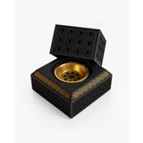 White Smoke Modern Square Bukhoor Burner Sleek. Minimal. Contemporary