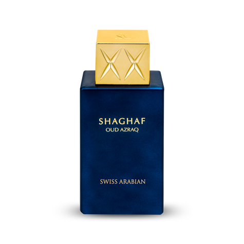 Light Goldenrod Shaghaf Oud Azraq – Ambered. Warm. Opulent