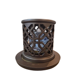 White Smoke Modern Metal Bakhoor Burner