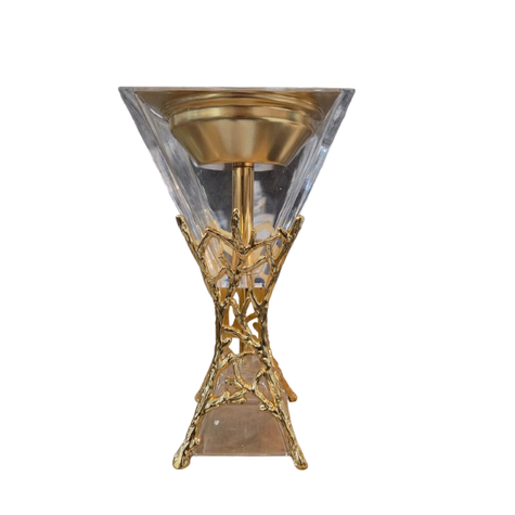 White Smoke Branch Glass Bakhoor Burner – Artistic. Modern. Elegant