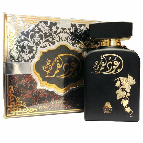 Wheat Oudh Al Qamar Black – Bold. Earthy. Majestic