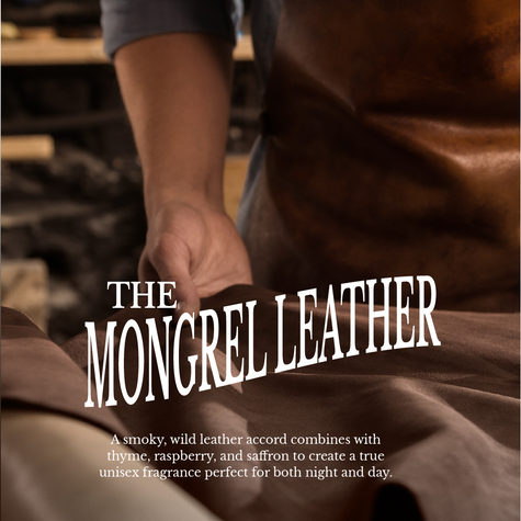 Black The Mongrel Leather – Wild. Smoky. Unapologetic