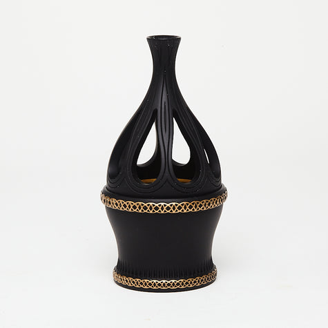 Black Bakhoor Burner (Incense Burner)