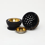 Black Sphere Burner – Compact. Modern. Refined