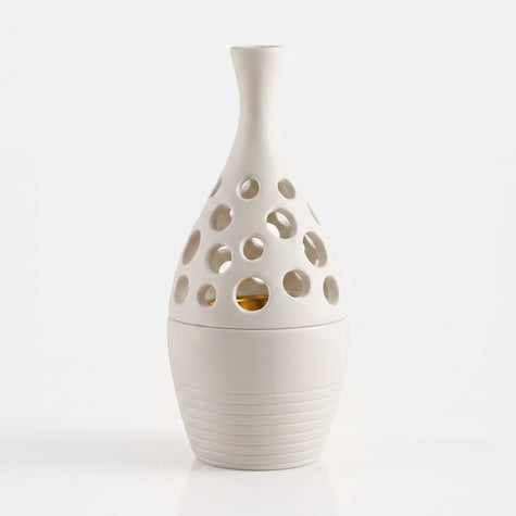 White Smoke Celestial Hive Burner – Modern. Artistic. Serene