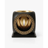 Black Circle Burner – Geometric. Elegant. Timeless