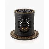 White Smoke Cylinder Burner – Tall. Intricate. Classic