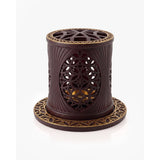 White Smoke Cylinder Burner – Tall. Intricate. Classic