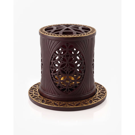 White Smoke Cylinder Burner – Tall. Intricate. Classic