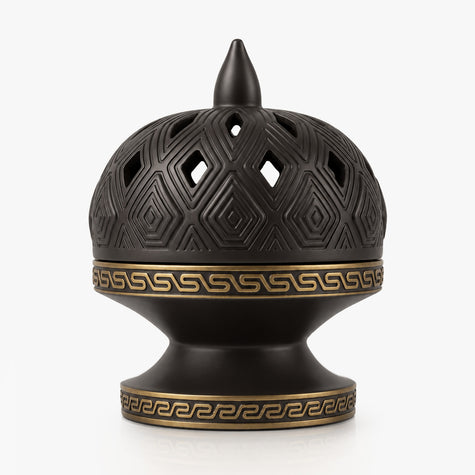 White Smoke Decorative Dome Burner