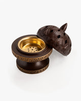White Smoke Decorative Dome Burner