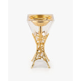 White Smoke Branch Glass Bakhoor Burner – Artistic. Modern. Elegant