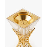 White Smoke Branch Glass Bakhoor Burner – Artistic. Modern. Elegant