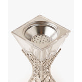 White Smoke Branch Glass Bakhoor Burner – Artistic. Modern. Elegant