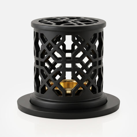 White Smoke Modern Metal Bakhoor Burner
