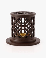 White Smoke Modern Metal Bakhoor Burner