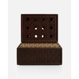Black Modern Square Bukhoor Burner  Sleek. Minimal. Contemporary