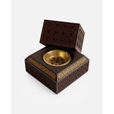 White Smoke Modern Square Bukhoor Burner  Sleek. Minimal. Contemporary