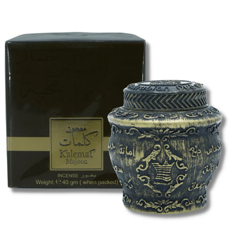 Dark Slate Gray Maajoon Kalemat Incense by Arabian Oud