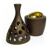 Dark Slate Gray Modern Bottle Bukhoor Burner