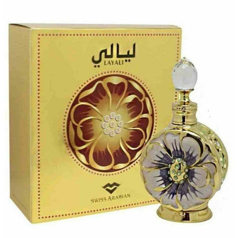 Dark Khaki LAYALI - 15ML BY SWISS ARABIAN CONCENTRATED PERFUME OIL