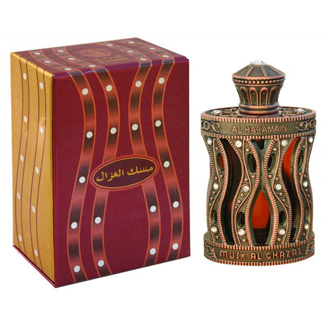 Saddle Brown Haramain Musk Al Ghazal 25ML