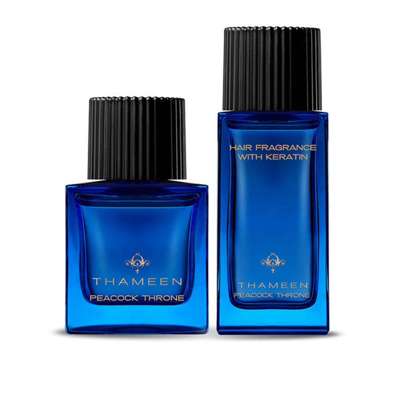 Midnight Blue Peacock Throne Gift Set Thameen